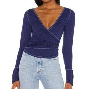 Free People Women's Penny Textured Wrap Top - SP